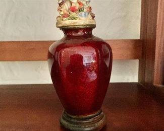 $60  Ginbari vase.  6" H, approx 3" diam. 