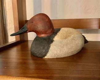 $85  Signed duck - 2.5" H, 8.5" W, 4.5" D.   