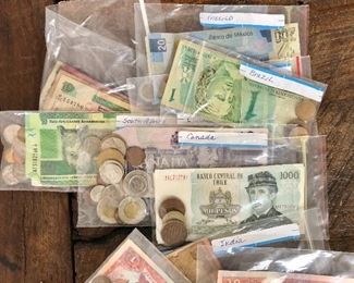 $75  Lot foreign currency