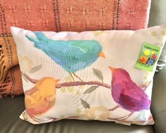 $30 Bird pillow bird  - 14" H x 19.5" W.