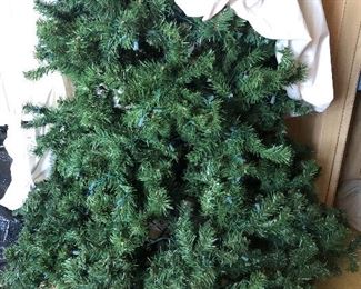 Full Size Lighted Christmas Tree