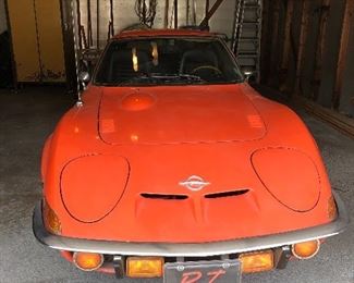 1972 Opel GT 133,00 miles. Was driven into this garage in 1991 and has not been driven since. Currently does not run