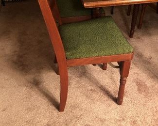 one of Four Matching Folding Chairs