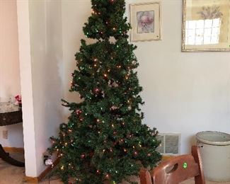 6 foot Christmas tree with lights