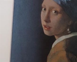Girl with Pearl Earring print Original is by Vermeer