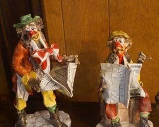 Otzens of Chicago Italian clown figures