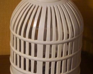 Porcelain bird cage