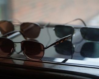 Gucci and Oliver Peoples sunglasses