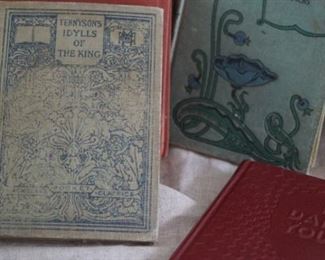Shakespeare's Romeo and Juliet, Tennyson's Idylls of The King, I Dare You antique books