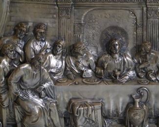 Vander Kolk "The Last Supper" Plaque Spanish reproduction