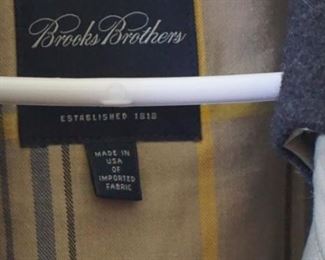 Brooks Brothers SZ Large Trench long coat