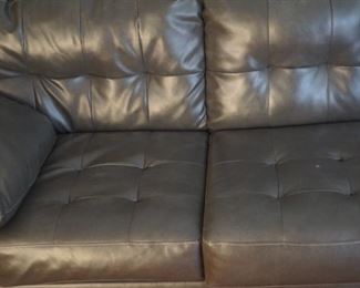 Ashley Faux Leather Sofa
