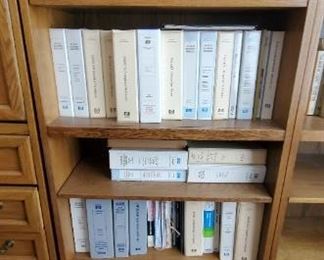 Thomasville bookshelf (have 5) and misc books and manuals