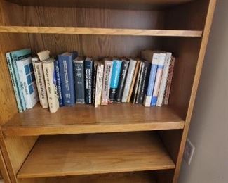 Thomasville bookshelf (have 5) and misc books and manuals