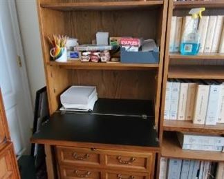 Thomasville bookshelf (have 5) and misc books and manuals