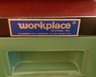 Workplace systems industrial shelving unit for lab or garage