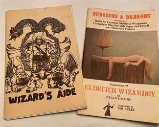 Vintage Dungeons and Dragons manuals