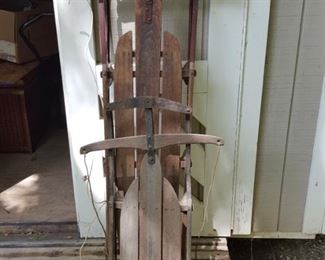 Vintage Snow Sleds