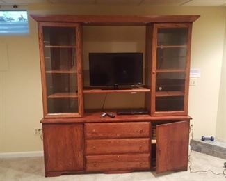 Solid Wood Wall unit 2 pcs.