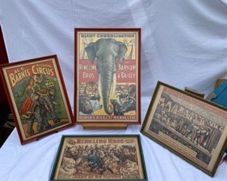 Framed Circus Art