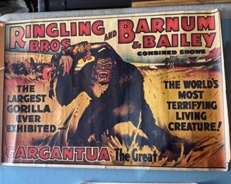 Ringling Bros Poster Memorabilia