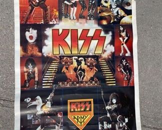 KISS Army Jumbo 1977 Love Gun Vintage Poster Aucoin 42x58 42x58