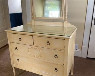 Wood Dresser with Distressed Look