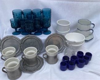 Pewter, Glasses, and More