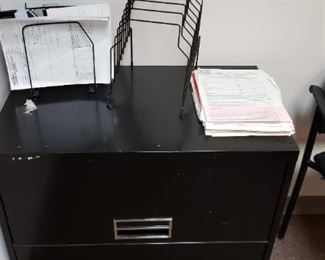 Meridian Black 2 Drawer Lateral File Cabinets 30"W 18" x 28"H $150 each