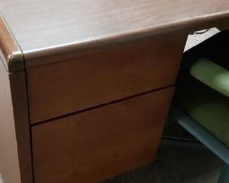 (5) Kimball MCM Cherry (3) Solid Wood (2) Wood Grain Laminate Top 5' x 30" x 30"H Desks                                     Solid Wood WAS $495 NOW $395 ea    Laminate top WAS $450  NOW $350 ea. Take them all will do bundle deal!
