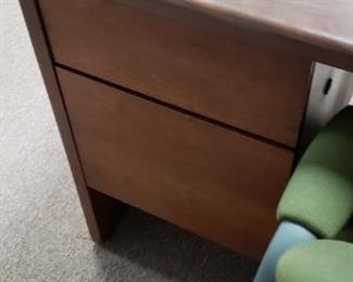 (5) Kimball MCM Cherry (3) Solid Wood (2) Wood Grain Laminate Top 5' x 30" x 30"H Desks                                     Solid Wood WAS $495 NOW $395 ea    Laminate top WAS $450  NOW $350 ea. Take them all will do bundle deal!