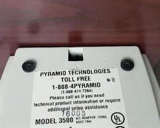 Pyramid Technologies Model#3500 Time Card Punch Machine $45