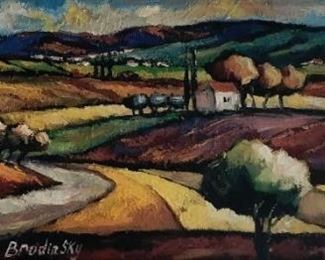 Brodinsky Landscape III Serigraph