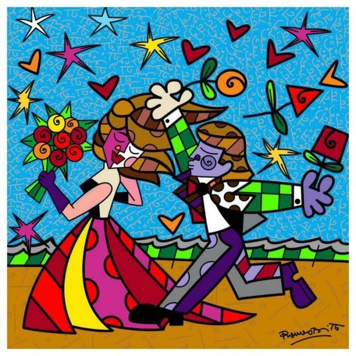 Romero Britto Signed Giclee