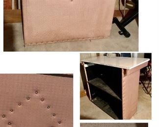 * Pink & Gold Stand Alone MCM Bar Top has one Burn Mark