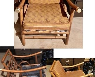 * Several Pieces of Vintage Rattan, Bamboo FURNITURE