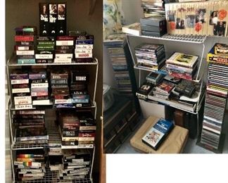 * Movies & Music: Albums, DVDs, VCR Tapes, 