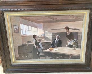 Gerald McCann oil painting entitled "Old Doc" 1973