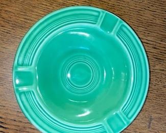 another unusual item - vintage Fiesta green ashtray