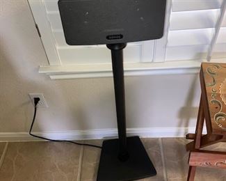Sonos speaker on stand (there are two)