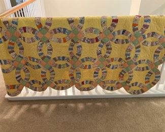 vintage hand done quilt
