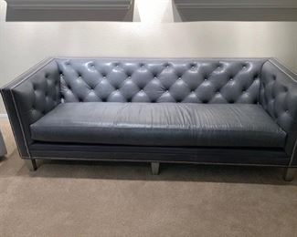 Available for pre-sale. This leather Horchow sofa is about 4 years old with very minimal wear. This model is still available and the current retail price  is $6495. Delivery option is also available. Asking $2,100                          
