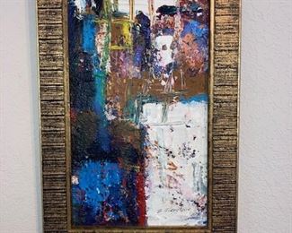 mid century modern painting