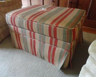 Storage ottoman to match couch (also well-loved)