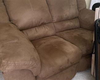 Love seat both sides recline