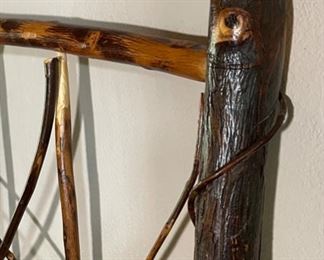 Queen Bed Branch & Twig Headboard 60x63x3in HxWxD