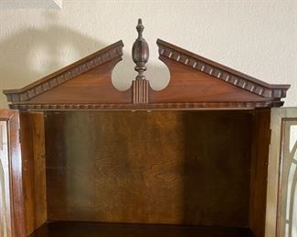 Antique Chippendale Secretary Desk 78x33.5x19.5in HxWxD