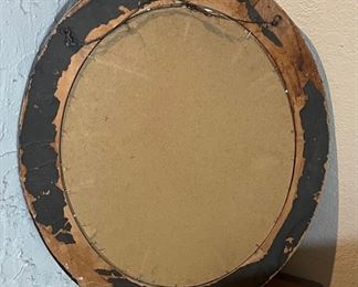 Lg Antique Oval Cupid Photo Cupid interested DeWitt 25x21in