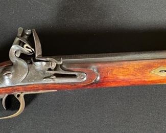 Antique British Naval Flintlock Blunderbuss Rifle 39in Long