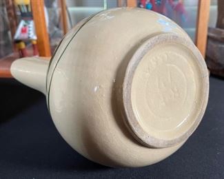 Watt Pottery 17 Starflower Pitcher 8x8x7in